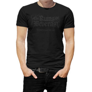 Tempelschlaf / Black on Black (T-Shirt)