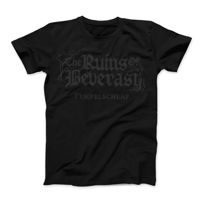 The Ruins Of Beverast Tempelschlaf Black on Black T-Shirt