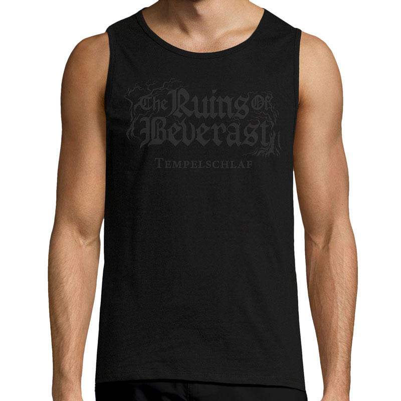 The Ruins Of Beverast Tempelschlaf Black on Black Tank-Shirt